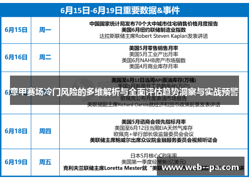 意甲赛场冷门风险的多维解析与全面评估趋势洞察与实战预警